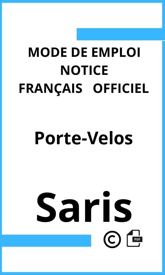 Mode d'emploi four Saris Porte-Velos Français