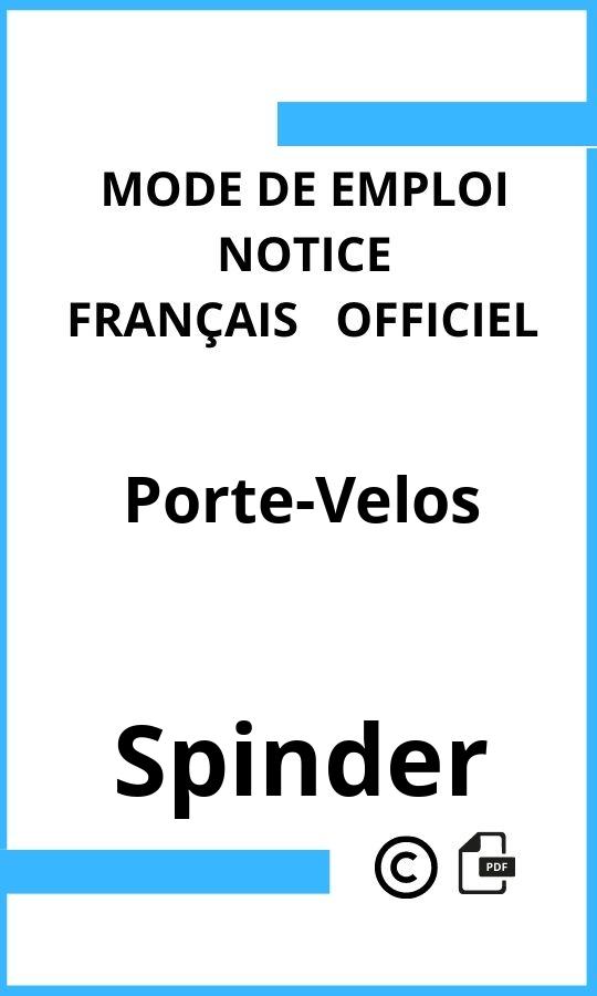 Mode d'emploi four Spinder Porte-Velos Français