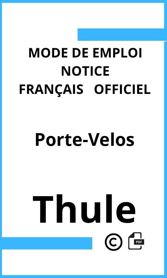 Thule Porte-Velos Mode d'emploi Français