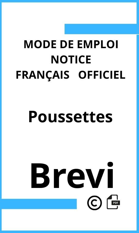 Mode d'emploi four Poussettes Brevi Français