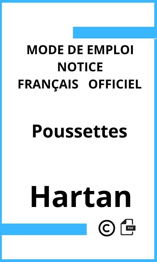 Mode d'emploi four Poussettes Hartan Français