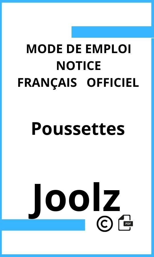 Mode d'emploi four Joolz Poussettes Français