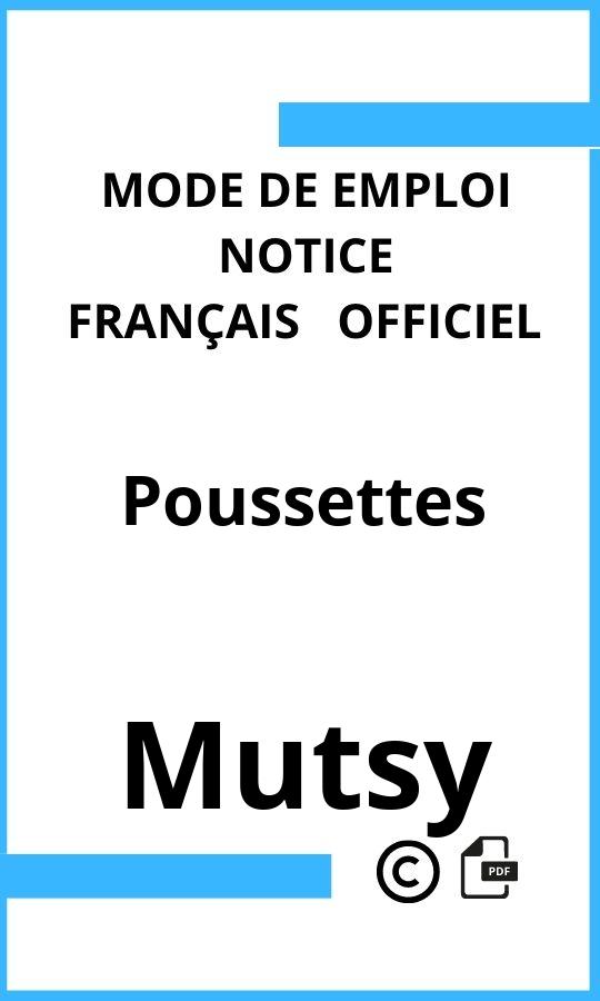 Mode d'emploi four Mutsy Poussettes Français