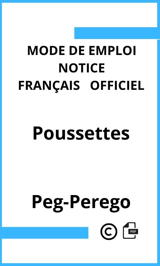 Mode d'emploi four Poussettes Peg-Perego Français