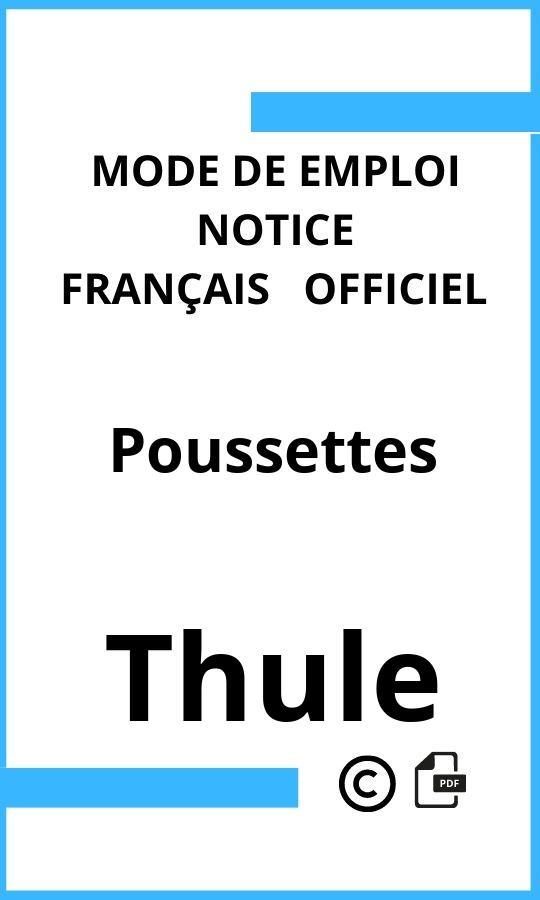 Thule Poussettes Mode d'emploi Français