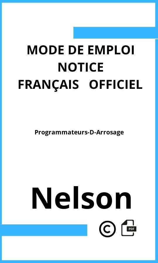 Mode d'emploi four Programmateurs-D-Arrosage Nelson Français