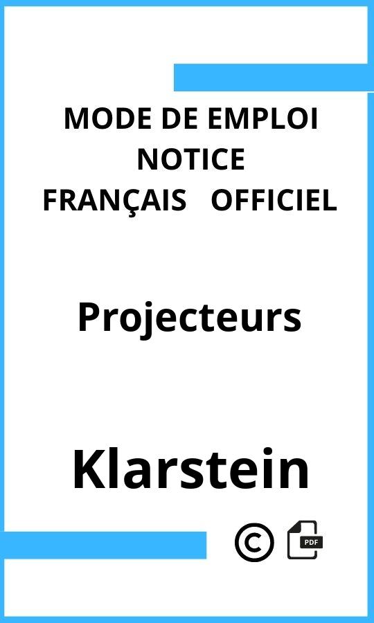 Mode d'emploi four Projecteurs Klarstein Français