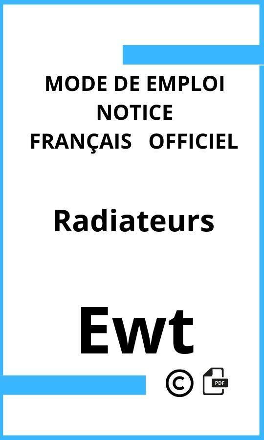 Radiateurs Ewt Mode d'emploi Français