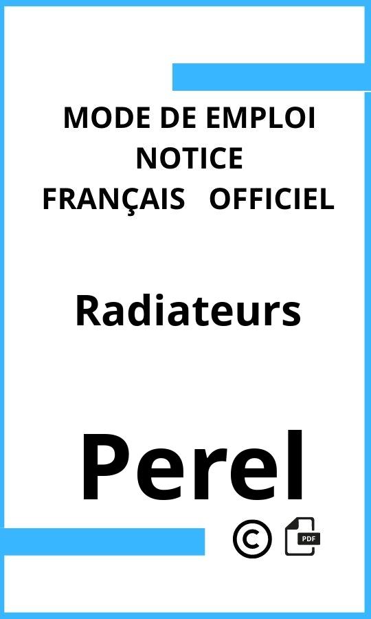 Perel Radiateurs Mode d'emploi Français