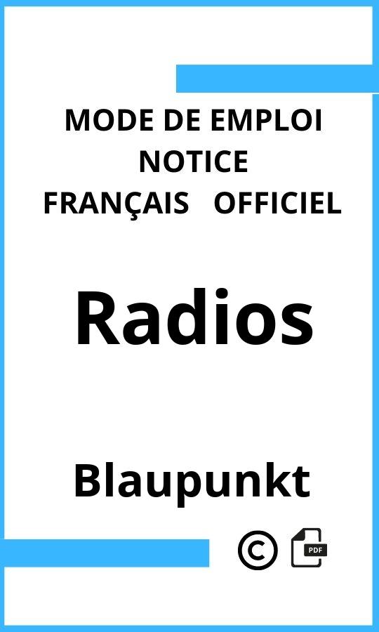 Blaupunkt Radios Mode d'emploi Français