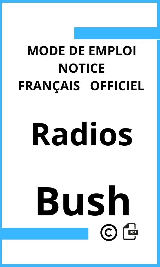 Mode d'emploi four Bush Radios Français