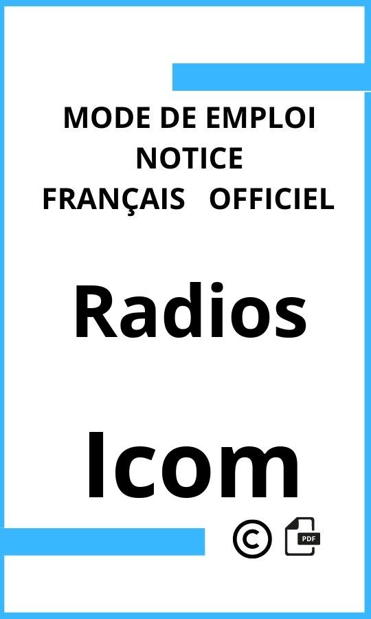 Radios Icom Mode d'emploi Français