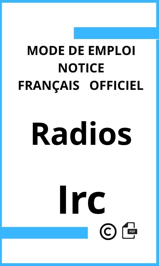 Irc Radios Mode d'emploi Français