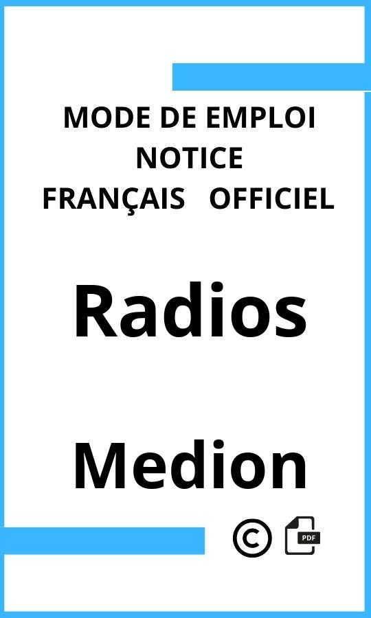 Radios Medion Mode d'emploi Français