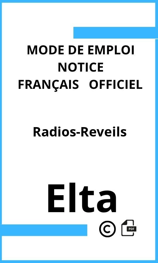 Mode d'emploi four Elta Radios-Reveils Français