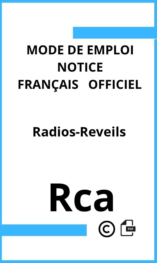 Mode d'emploi four Radios-Reveils Rca Français