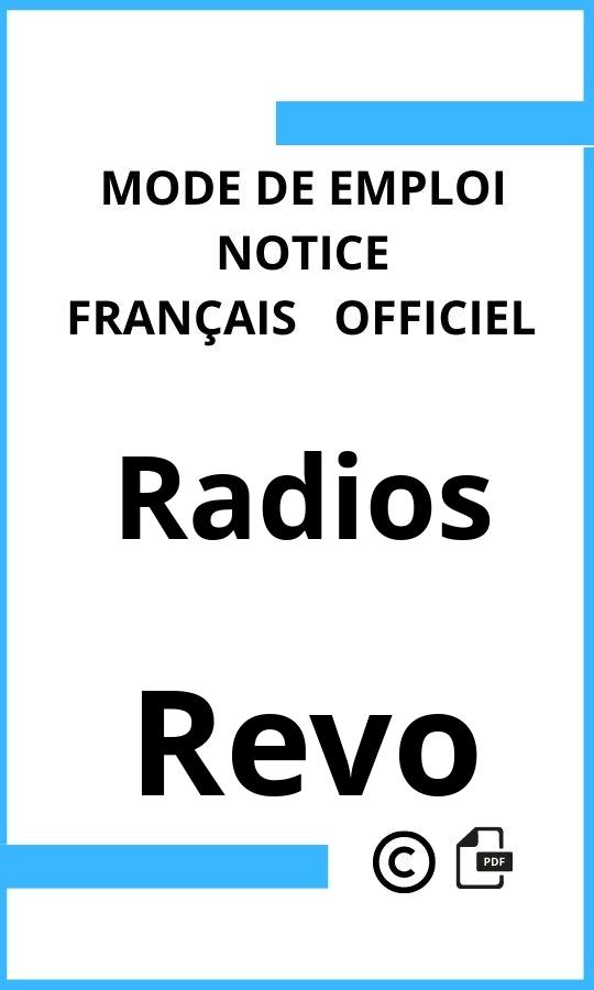 Mode d'emploi four Radios Revo Français