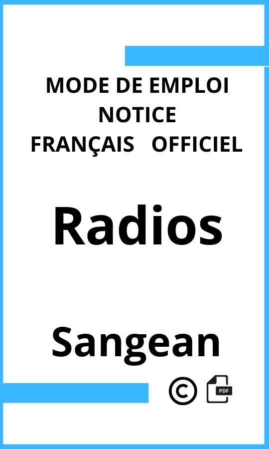 Sangean Radios Mode d'emploi Français