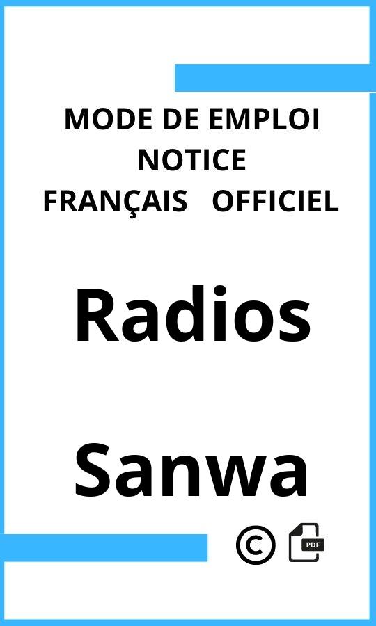 Radios Sanwa Mode d'emploi Français