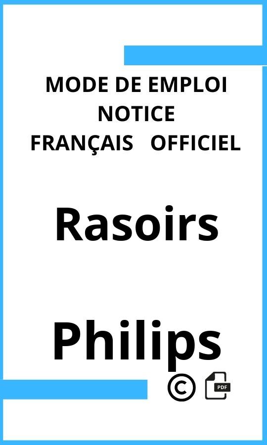 Mode d'emploi four Rasoirs Philips Français