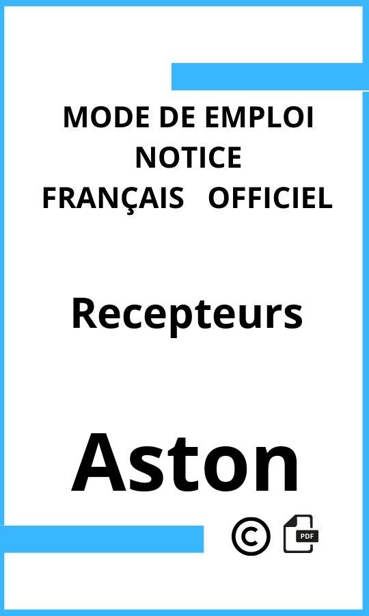 Aston Recepteurs Mode d'emploi Français