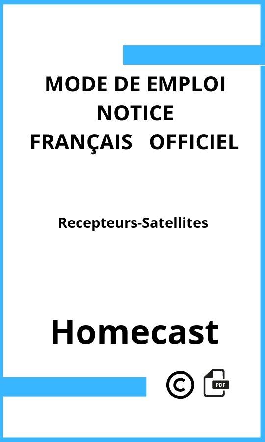 Recepteurs-Satellites Homecast Mode d'emploi Français