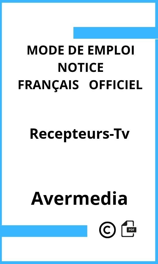 Mode d'emploi four Avermedia Recepteurs-Tv Français