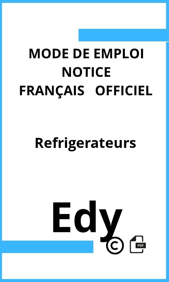 Mode d'emploi four Edy Refrigerateurs Français