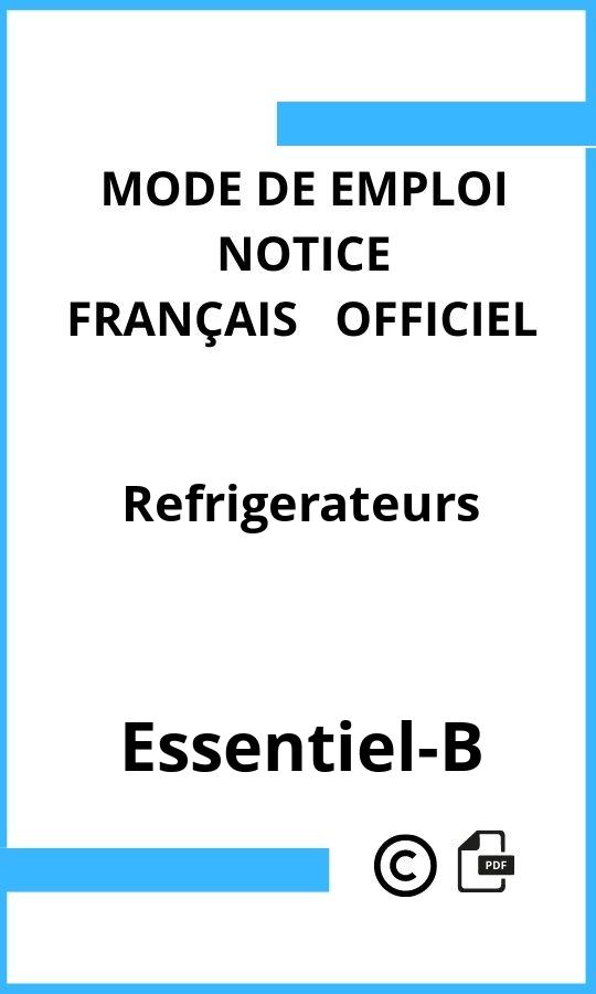 Mode D'emploi Four Essentiel-B Refrigerateurs Français 】2024