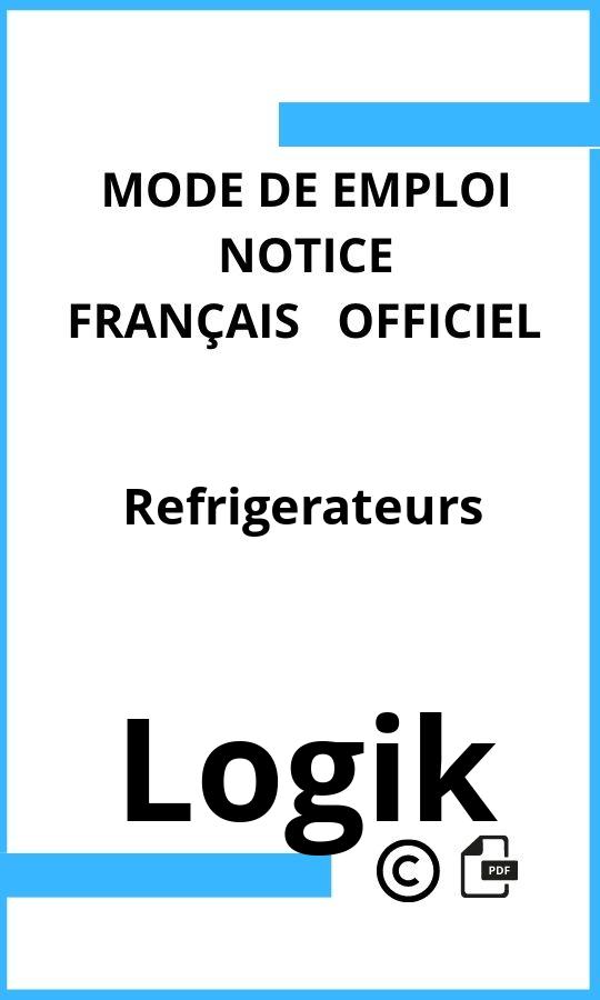 Mode d'emploi four Logik Refrigerateurs Français