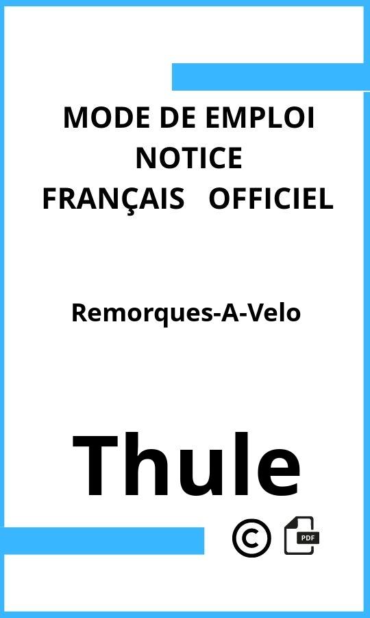 Remorques-A-Velo Thule Mode d'emploi Français