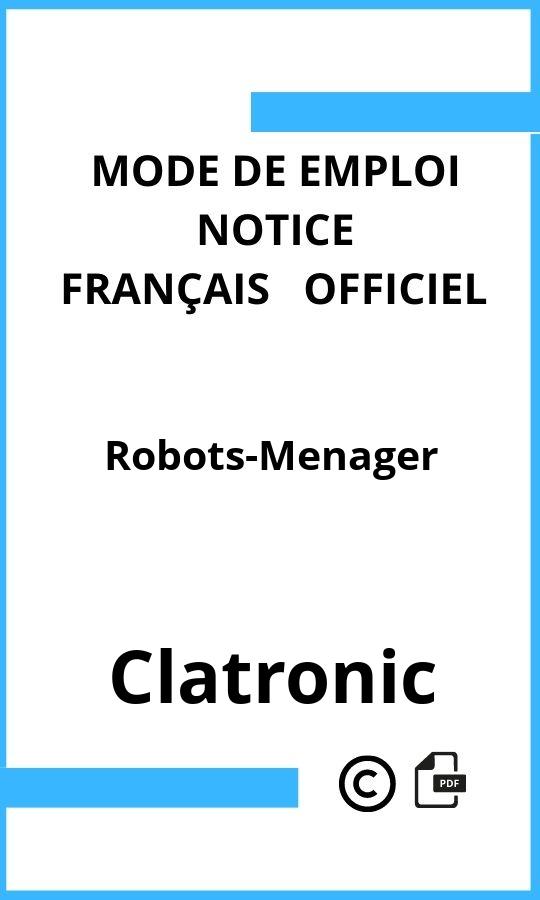 Mode d'emploi four Robots-Menager Clatronic Français