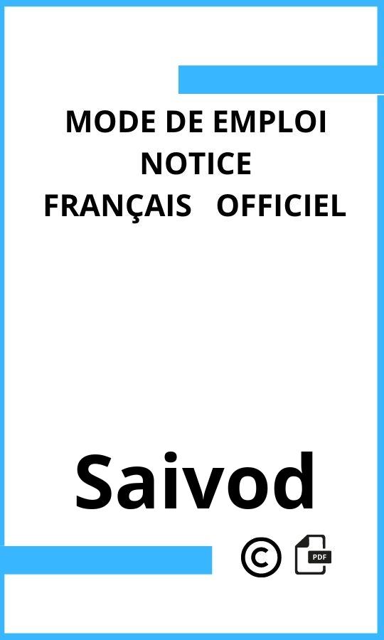 Mode d'emploi four Saivod  Français