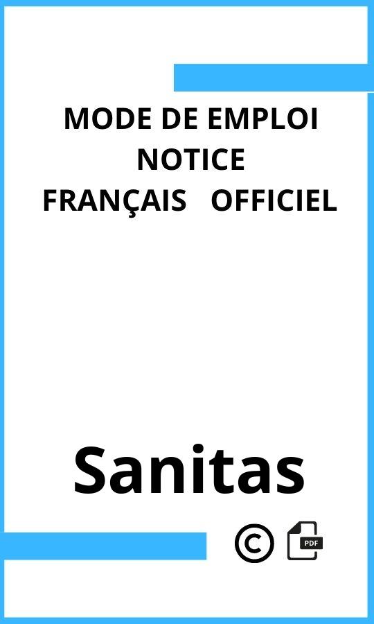 Mode d'emploi four Sanitas  Français