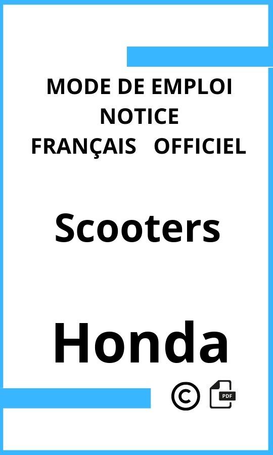 Mode d'emploi four Honda Scooters Français