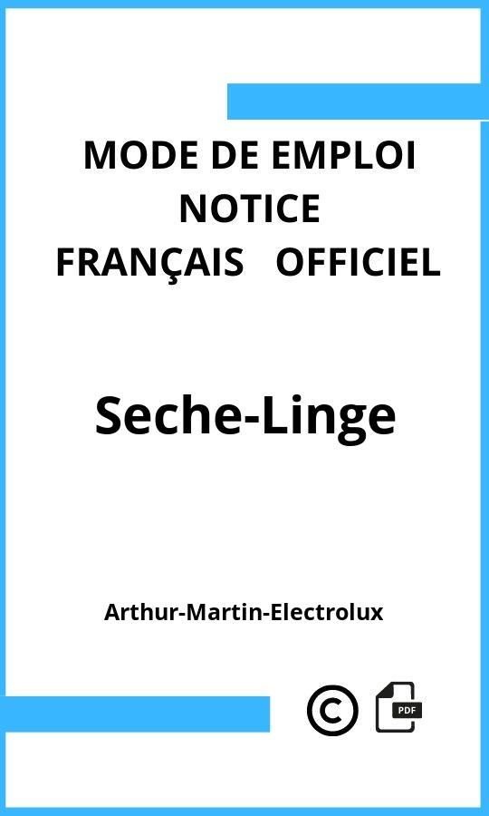 Arthur-Martin-Electrolux Seche-Linge Mode d'emploi Français