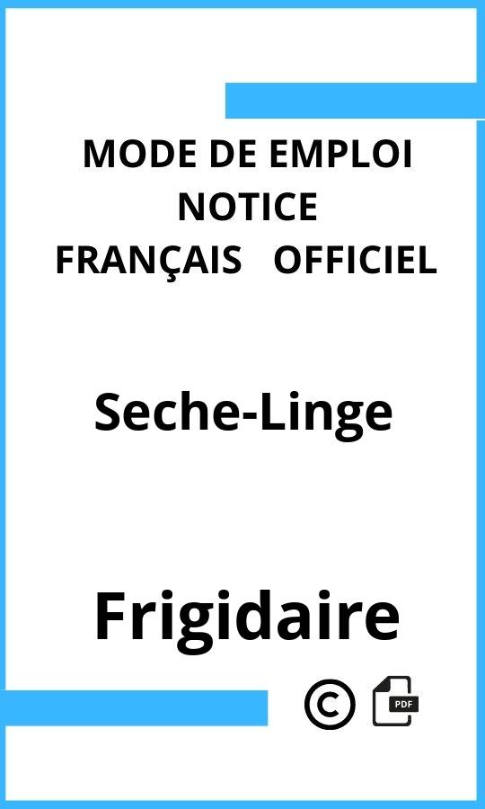 Frigidaire Seche-Linge Mode d'emploi Français