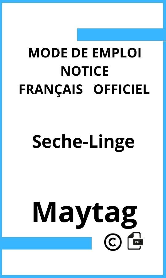 Seche-Linge Maytag Mode d'emploi Français