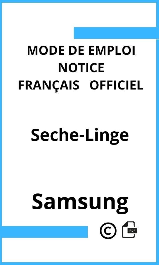 Mode d'emploi four Samsung Seche-Linge Français