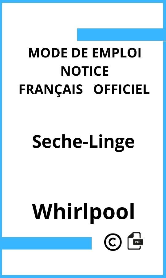 Seche-Linge Whirlpool Mode d'emploi Français