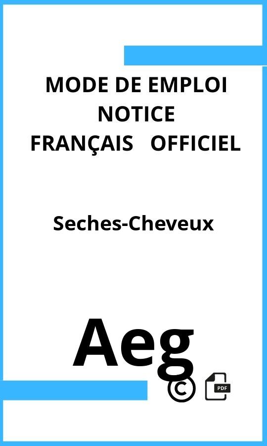 Seches-Cheveux Aeg Mode d'emploi Français