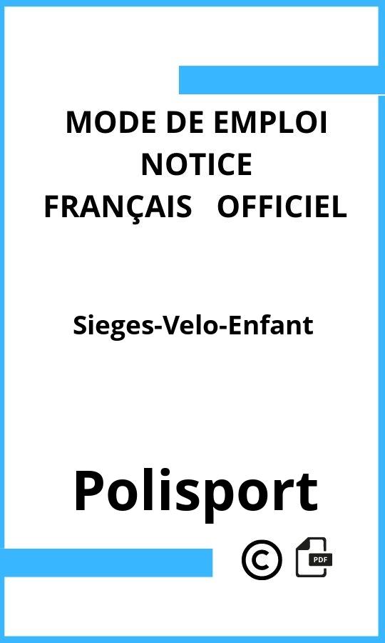 Sieges-Velo-Enfant Polisport Mode d'emploi Français