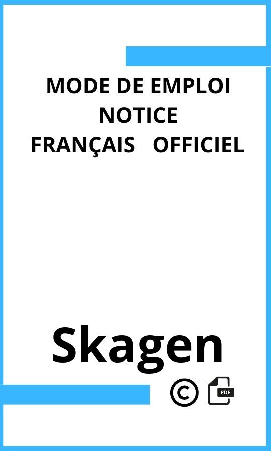 Skagen  Mode d'emploi Français