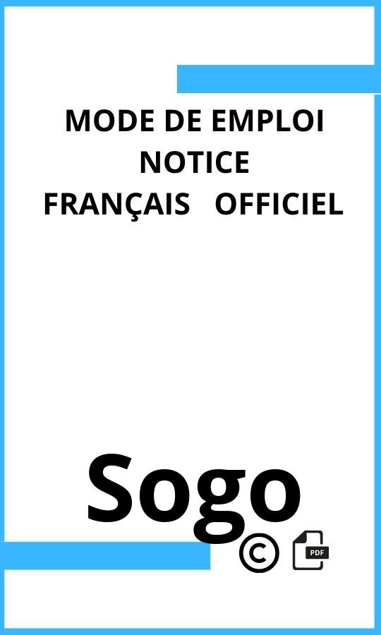 Mode d'emploi four  Sogo Français