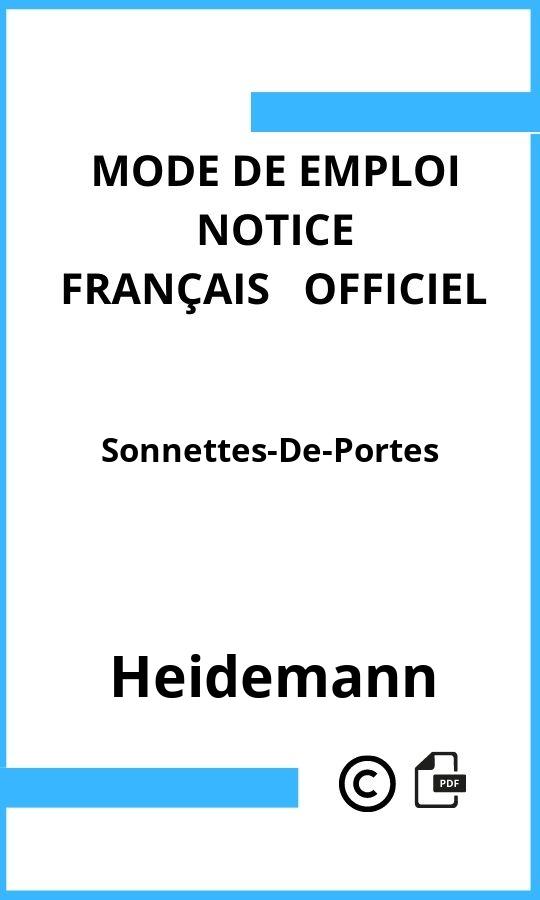 Heidemann Sonnettes-De-Portes Mode d'emploi Français