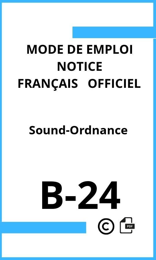 B-24 Sound-Ordnance Mode D'emploi Français 】2024