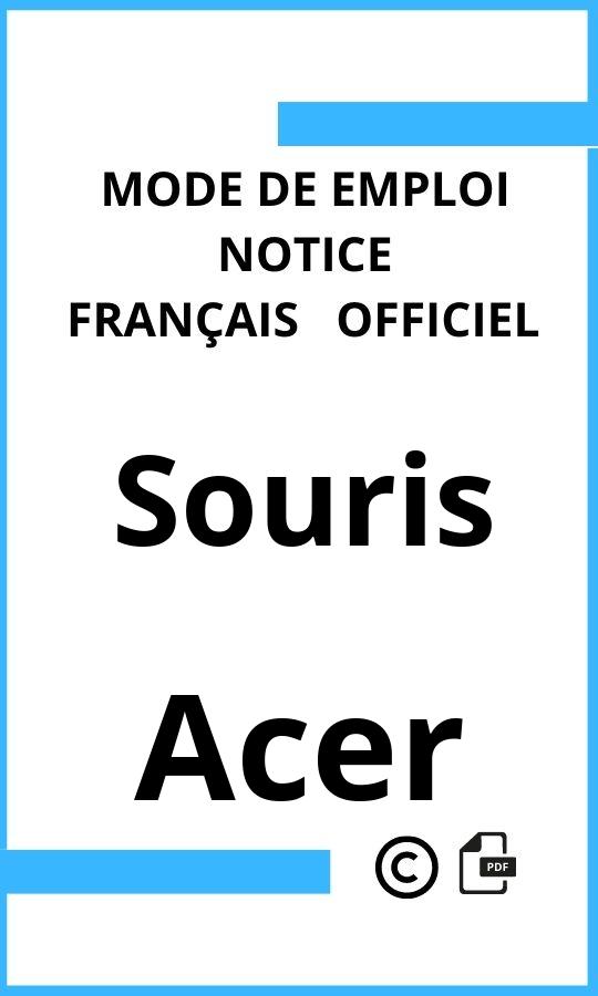 Mode d'emploi four Acer Souris Français