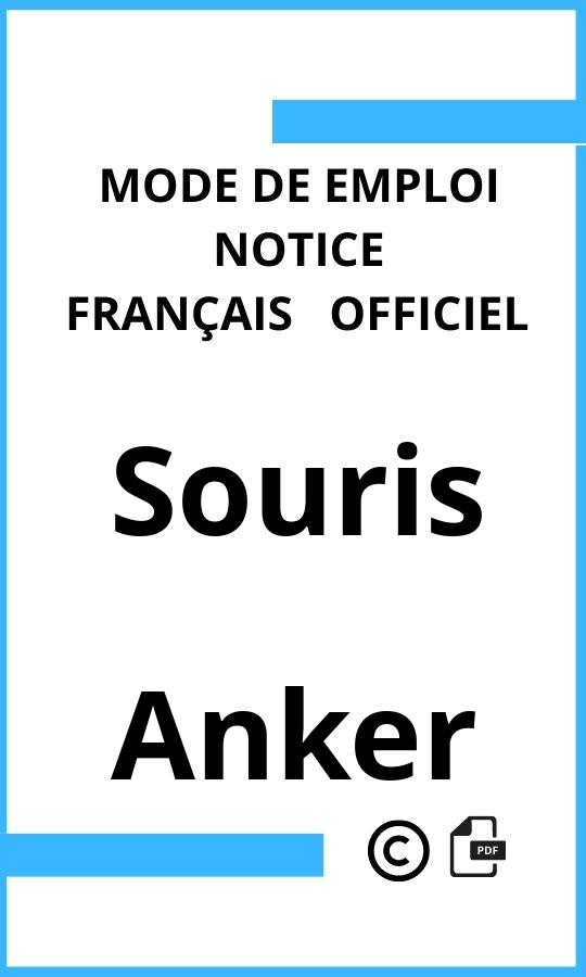 Anker Souris Mode d'emploi Français