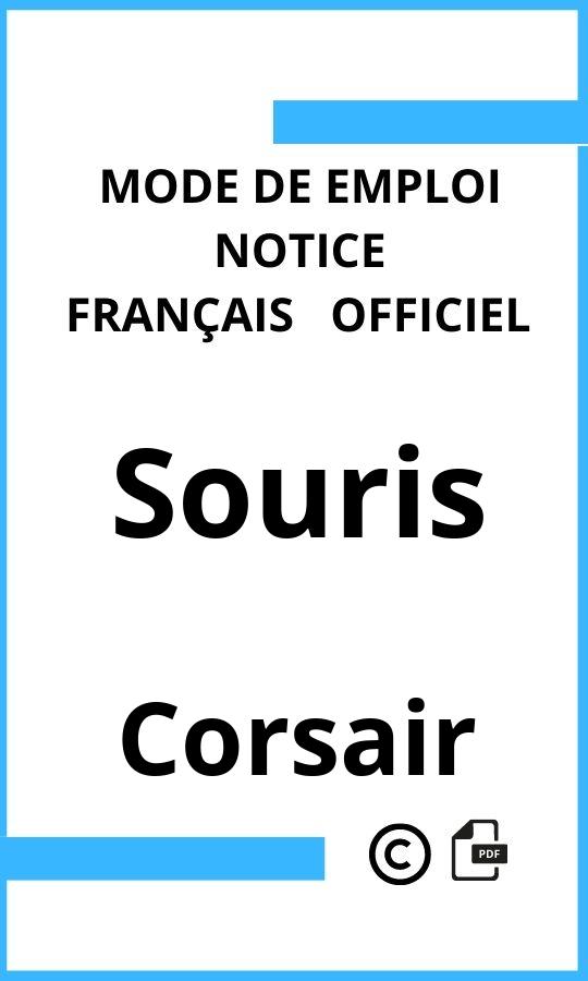 Mode d'emploi four Corsair Souris Français