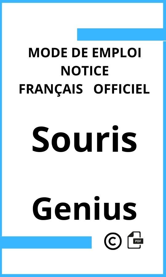 Genius Souris Mode d'emploi Français